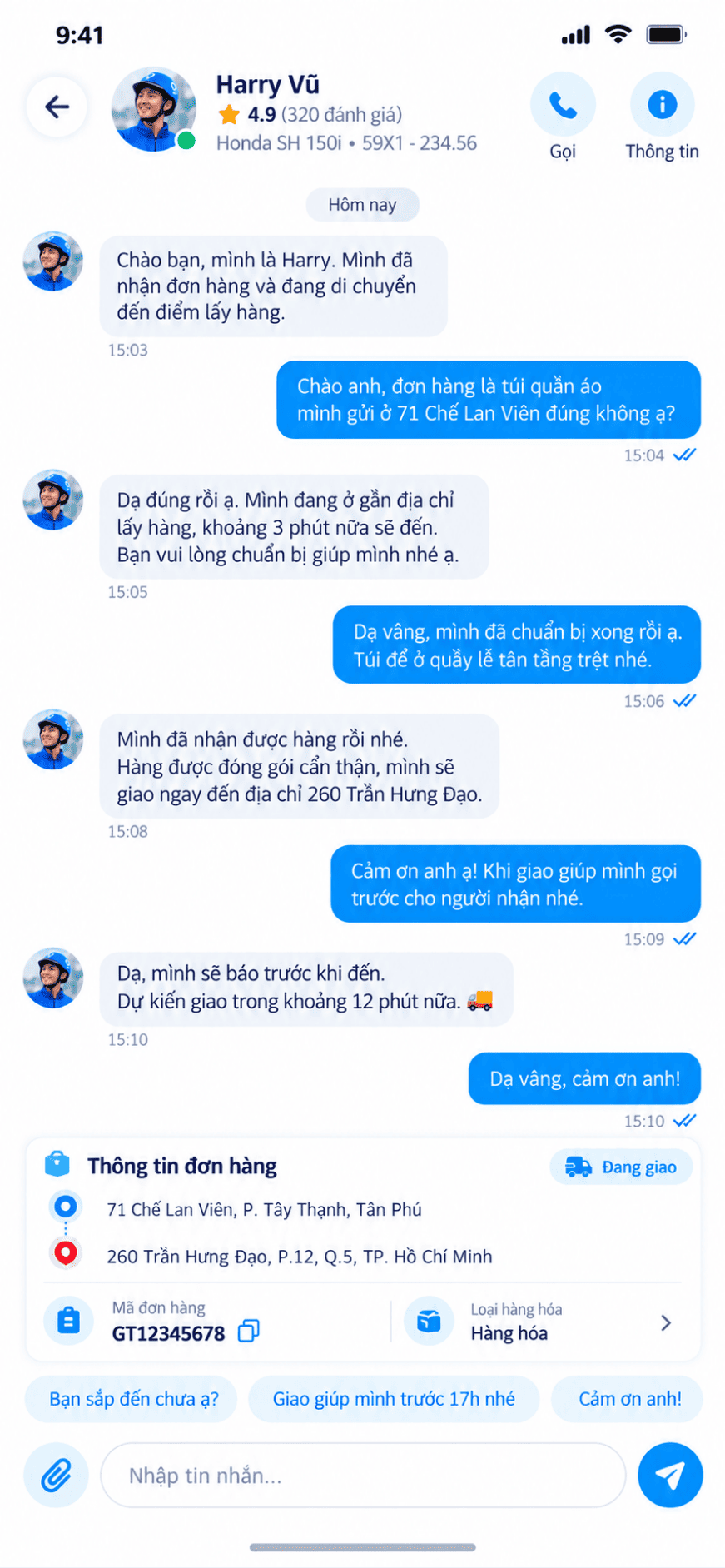App Giao Hàng